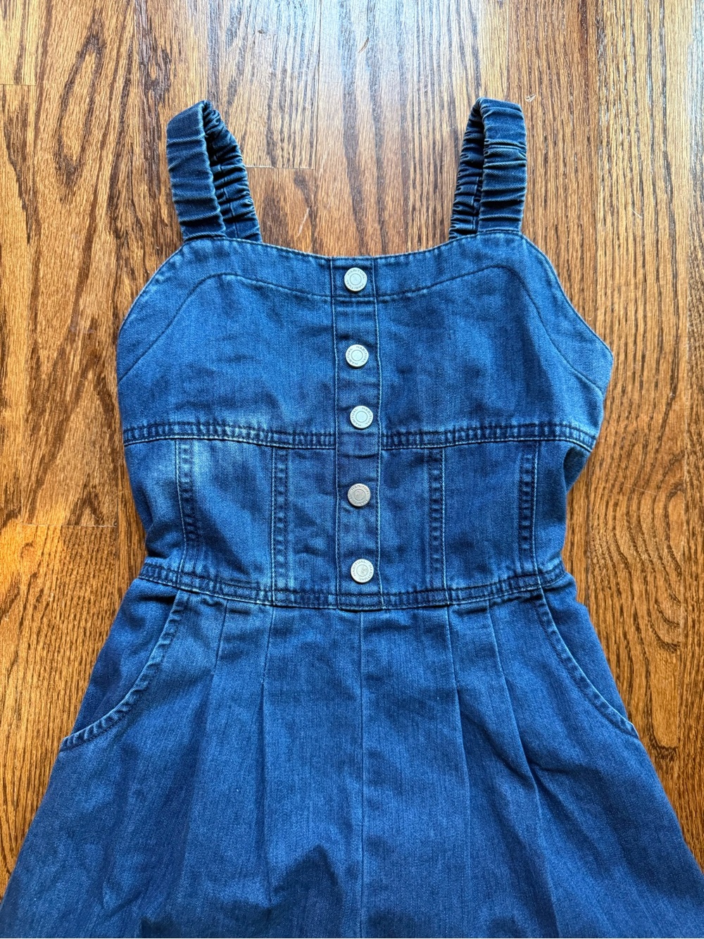Habitual Denim Wide-Leg Jumpsuit Sz 10 - Picture 2 of 6
